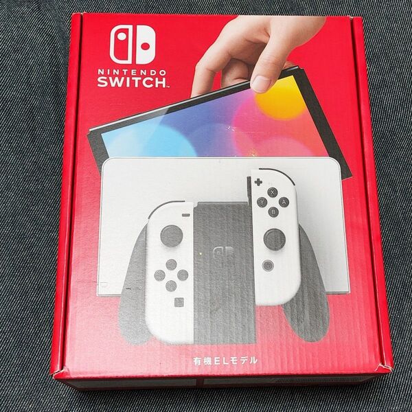 新品未使用品　箱スレキズあり　Nintendo Switch 有機ELモデル ホワイト