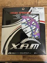 XAM B4406R ザムタフライトスチール リアスプロケット 520 丁数：43T B4406R43T_画像2