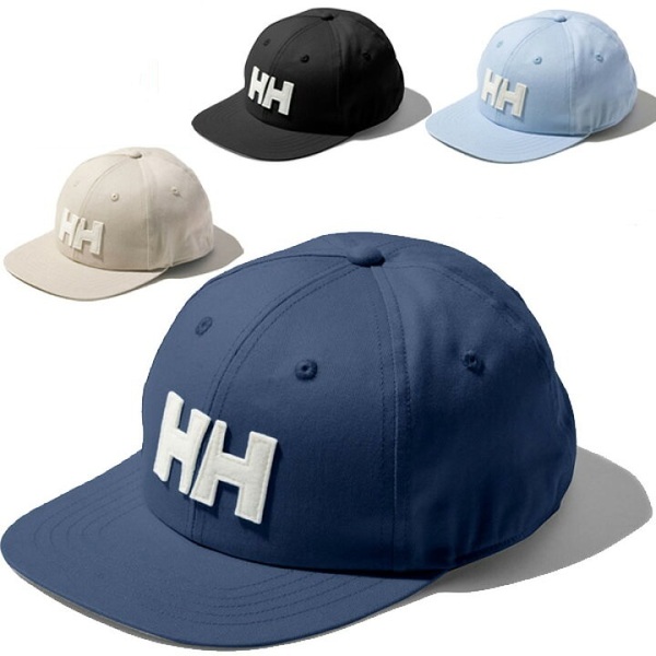 ★ヘリーハンセン 帽子 キャップ ツイル ロゴ キャップ コットン ネイビー フリー 57～59 サイズ調整可能 SS91858