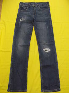 * прекрасный товар GAP Gap Denim джинсы постоянный распорка повреждение проверка 160 XXL Kids дизайн джинсы женщина woshu
