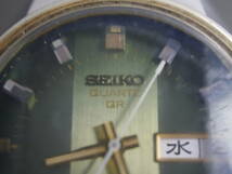 セイコー SEIKO QR クォーツ 3針 デイデイト 38系 3863-7020 男性用 メンズ 腕時計 x757 ジャンク_画像3