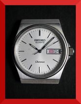 セイコー SEIKO クロノス CHRONOS クォーツ 3針 デイデイト 8123-7090 男性用 メンズ 腕時計 x741 稼働品_画像1