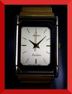  Seiko SEIKO Exceline EXCELINE кварц 3 стрелки 1221-5820 женский женские наручные часы x787 работа товар 