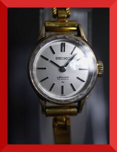 セイコー SEIKO スペシャル SPECIAL 23石 手巻き 2針 1140-0060 女性用 レディース 腕時計 x855 稼働品