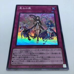 遊戯王 OCG QUARTER CENTURY CHRONICLE side:UNITY QCCU-JP168 SR 恵みの風