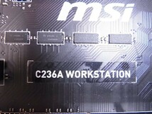 MSI　C236 WORKSTATION　LGA1151(XEON対応)、ECC対応/C236(/M.2/ATX_画像4