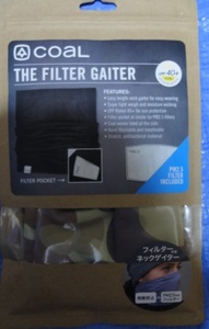 COaLコール/THE FILTER GAITERネックゲイター新品C1