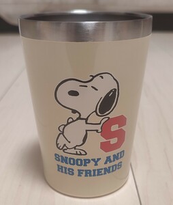 スヌーピー PEANUT SNOOPY STAINLESS CUPグラス ホワイト 白系 2way 保冷保温 480ml