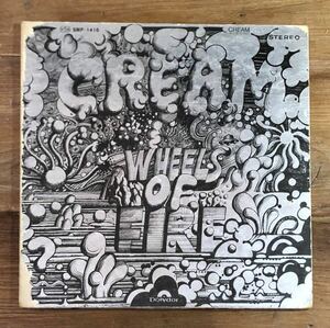 【WHEELS OF FIRE / CREAM 】クリームの世界スタジオ録音,国内盤smp-1416 / 洋楽ハ-ドロック / ジャケット難,綺麗な盤質/ USED保管品