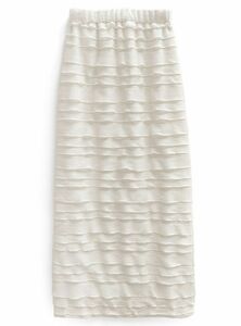 GRL グレイル フリルティアードタイトスカート フリル スカート ロングスカート ホワイト 白 淡色 新品未使用 タグ付き