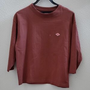 ダントン Tシャツ　DANTON ワンポイントクルーネック　七部袖　