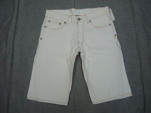 新品O’NIELL (オニール)メンズデニムウォークショーツ QTR DENIM (30インチ) WHITE