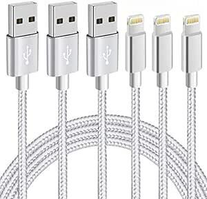 iPhone charge cable [MFi certification ]2M*3 pcs set sudden speed charge disconnection prevention high endurance charge cable iPhone 13/1