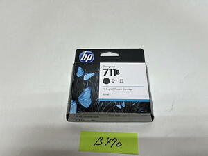 B-470【新品】 HP　ヒューレット・パッカード　インクカートリッジ　711B　3WX01A　K　ブラック　純正