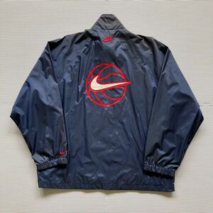 90s Nike ナイキ バスケットボール ナイロンジャケット L