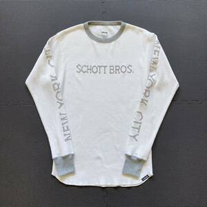 SCHOTT ショット サーマル ロンT 長袖Tシャツ L