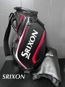 美品 SRIXON キャディバッグ 本格 10型 軽量 ゴルフ バッグ スリクソン DUNLOP アスリート srixon ダンロップ