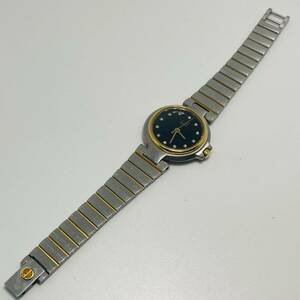 中古品 可動品 dunhill ダンヒル クォーツ 腕時計 WPOV 121855 WATER RESISTANT SWISS MADE QUARTZ 12P ストーン 1円 から 売り切り