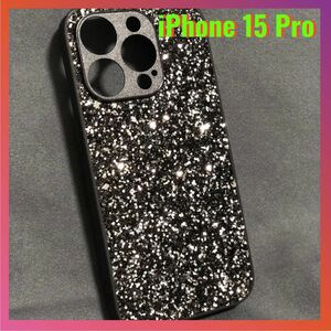 キラキラ 高級 グリッター フラッシュ ドリル iPhone 15 Pro