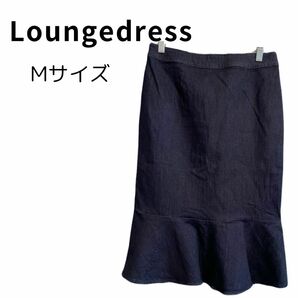 【新品】Loungedress ラウンジドレス デニムスカート フリル M フリルスカート 