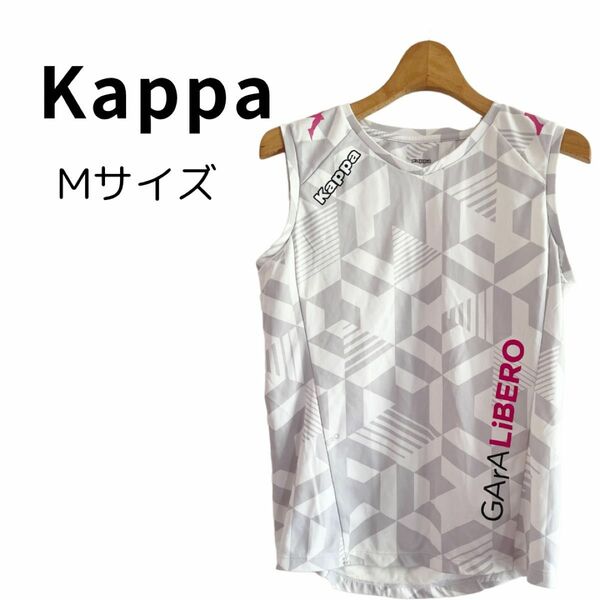 【美品】Kappa カッパ GArA LiBEROトップス ノースリーブM タンクトップ ノースリーブシャツ