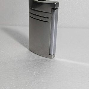 ST DuPont デュポン ガスライター Zippo ジッポ オイルライター シルバーカラー 喫煙具 ライター 箱付き 中古品 着火未確認品の画像6