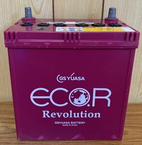 GS YUASA　GSユアサ　ECO.R Revolution　M-42R　55B20R　CCA値440A　中古品　100％良好