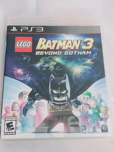 レゴ バットマン PS3 海外版　プレイステーション３ BATMAN3 BEYOND GOTHAM 中古品 クリックポスト送料185円発送