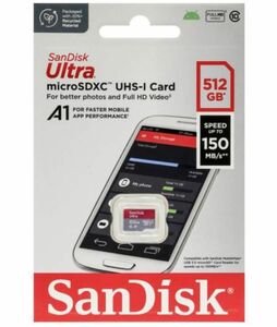 512GB microSDXCカード マイクロSD SanDisk サンディスクSDSQUAC-512G-GN6MN