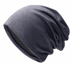 ニット帽 メンズ 綿素材 上品な光沢感 ニットワッチ ビーニー ニットキャップ 防寒対策 柔らかい アウトドア 男女兼用 グレー