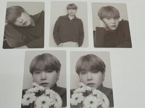 BTS　 POPUP　MONOCHROME　ミニフォト　ユンギ　5枚セット