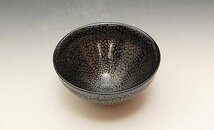 ☆星夢☆　久田重義　油滴天目茶碗　共箱　茶道具_画像5