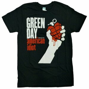 海外正規オフィシャル GREEN DAY IDIOT Tシャツ グリーンデイ アメリカンイディオット ジャケット 黒/S