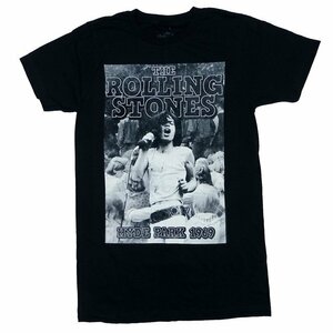 海外正規オフィシャル The Rolling Stones Hyde Park 1969 Tee ローリングストーンズ Tシャツ 半袖 ロックT 黒/S