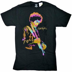 海外正規オフィシャル Jimi Hendrix Neon Graphic Tee ジミ・ヘンドリックス ネオン ギター Tシャツ 黒/S