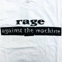 海外正規オフィシャル Rage Against The Machine System Sucks Tee Tシャツ レイジ 復刻 ヴィンテージ 半袖 ロックT 白/S_画像4