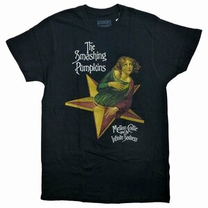 海外正規オフィシャル The Smashing Pumpkins Album Jacket Tee Tシャツ スマパン グランジ ジャケット アルバム 半袖 ロックT 黒/M