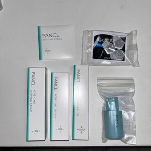 FANCL 無添加アクネケア 薬用ニキビ1ヵ月集中セット　新品未開封