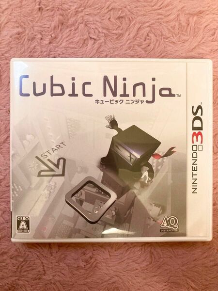 【匿名・即日配送】 3DS Cubic Ninja キュービック ニンジャ 2DSでも 箱、説明書 付き レア 希少 