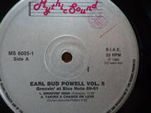 T2455 ] Earl Bud Powell* Groovin' At The Blue Note, 59-61_画像5