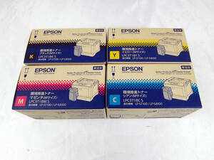 EPSON LPC3T18C/M/Y/K S 未使用 エプソン 環境推進トナー4色 即決