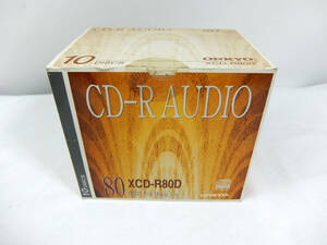 ONKYO CD-Rオーディオ XCD-R80D 10枚 未使用品 即決