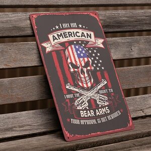 [ tin plate signboard ] star article flag Skull piste ru american America .. country retro manner interior store Cafe wall decoration 20cm×30.( free shipping!)