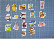 【ステッカー】全50枚・お菓子・チョコレート・m&m's エムアンドエムズ・コーラ・ポッキー （送料無料！）_画像7