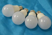 LED電球40W型E26口金2個セット×２＝4個電球色485lm/4.4w中古_画像1