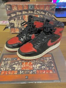 再出品　美品エアジョーダン1 94年製1994 NIKE AIR JORDAN 1 ORIGINAL OG US5.5Yナイキ ジョーダン オリジナル ビンテージ ブレッド