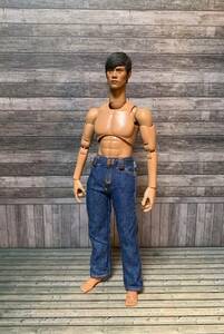 1/6 Denim tight jeans doll for OF hot toys 