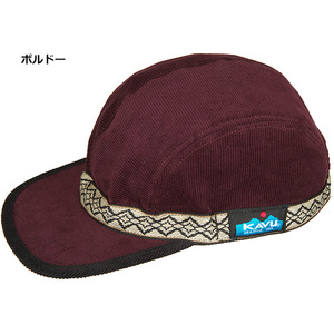 新品！KAVU　コードストラップキャップ　ボルドー　USA製　ヴィンテージ