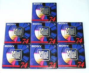 新品未開封品　SONY ソニー　録音用MD　MiniDisc ミニディスク　MDW-74A 7枚