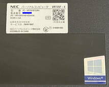 付属品有 NEC PC-VRT25FB7S3R4 Core i5-7200U 2.5GHz/15.6型HD CAM付/メモリ8GB/HDD500GB/DVDSM/WIFI/OFFICE2019H&B 付属品有 着払80サイズ_画像5